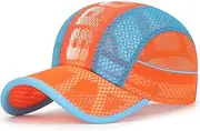 [iNelihoo] Children's Baseball Cap, Mesh Cap, Adjustable Children's Snapback Trucker Cap, Breathable, Anti-UV Peaked Cap, Cool Shield Cap, Summer Sun Cap for Outdoor Girls, Boys, 4-10 Years Old