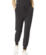 Amazon Essentials Women's French Terry Fleece Capri Jogger Sweatpant Black 2XL