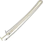 [WRITWAA] T Pocket Watch Chain Gold Locket Necklace Under Tank Tops for Men Lobster Clasp Watch Chain Singlets for Men Mens Tanks Mens Pocket Watch Vintage Watch Chain Jeans Chain Iron