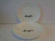 4 Corelle Bright (Christmas) Appetizer or Dessert Plates 6-3/4" New Made in USA