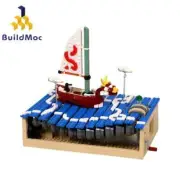 Adventure on the Great Sea Boat Model Building Blocks Set Game Scene Bricks Kit