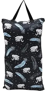 ERINGOGO Diaper Wet Bag Zippered Pouch for Diapers Storage Portable Nursery Organizer for Travel Outdoor Use Multipurpose Design for Easy Access