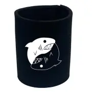 Yin Yang Shark - Funny Can Bottle Stubbie Novelty Gift Stubby Holder