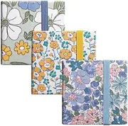 Binxind 3 Pcs Mini Watercolor Sketchbook 2.4 X 2.4 Inch Portable Watercolor Notebook 20 Sheets 300g Textured Drawing Papers