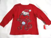 NEW TODDLER BOYS GIRLS JUMPING BEANS 3T SHIRT TOP T-SHIRT RED MONKEY HOLIDAY