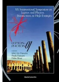 在飛比找博客來優惠-Lepton-Photon 01: XX Internati