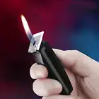 Unique Hair Clipper Shaped Lighter Open Flame Mini Cool Novelty Gadgets