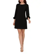 Adrianna Papell Crepe Mini Dress