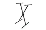 Xtreme KS165 Single Braced x Style Keyboard Stand, Adjustable, Heavy Duty