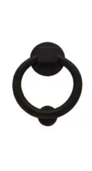 Baldwin 0195102 Ring Knocker, Oil Rubbed Bronze