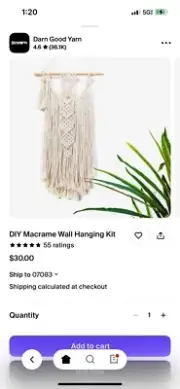 DIY Macrame wall hanging kit