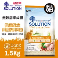 在飛比找松果購物優惠-PRO毛孩王 耐吉斯SOLUTION 超級無穀 成貓居家慢活