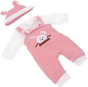 ERINGOGO 1 Set Doll Suspenders Outfit with Hat High Detail Doll Clothes for Dress for Creative Playtime and Collecting