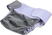 Mens Briefs Diaper Cover Incontinence Briefs Pocket Diaper Reusable Washable Incontinence Briefs Cloth Diaper(1PCS,Greys)