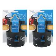 2x Valco Baby Bevi Buddy Universal Holder/Storage for 1.5L Cup/Pram/Stroller BLK