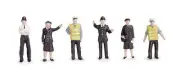 Police and security staff - OO scale figures Bachmann 36-041