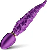 Realistic Tentacle Vibrator Sex Toys Vibrating Monster Dildo Adult Toys with 10 Vibrating Modes for Anal Vagina Nipple Stimulation, Silicone Octopus Dildo Sex Toys for Women Couples Pleasure (Purple)