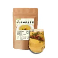 在飛比找momo購物網優惠-【鼎草茶舖】金銀花茶10入(天然金銀花 菊花茶 橘皮 桑葉 