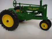 John Deere General Purpose Vintage Metal Tractor Toy 1950s Steerable 8" NEW