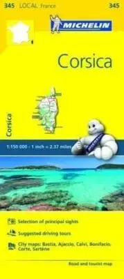 Corse-du-Sud, Haute-Corse: Map: 345 (Michelin Local Maps)