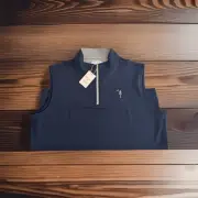 The Tree Farm - Peter Millar Men's Galway Performance Quarter-Zip Vest - Large