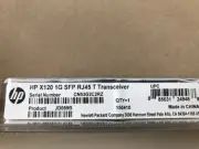 HP Enterprise JD089B X120 1G SFP RJ45 T TRANSCEIVER