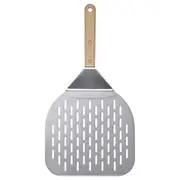GRILLTIDER pizza shovel, stainless steel/beech, 57 cm