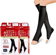 irisplaza(アイリスプラザ) Iris Plaza MP-HS1022 Women's Compression High Socks, Open Toe, SIZE_NAME/COLOR_NAME
