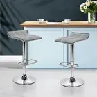 NEW MyBar Bar Stool Swivel Grey Set of 2pc
