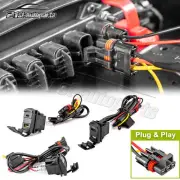 Dual USB Type-C Switch Charger Wire Kit For Polaris RZR PRO XP/XP 4 Pulse BusBar