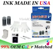 Refill ink Kit for HP 62XL 63XL 64XL 65XL-Black Ink cartridge