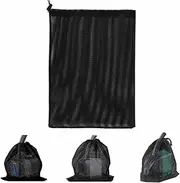 Norhogo Pump Bag, Net Pump Bag, Pond Pump Filter Bag, Mesh Pump Bag, Filter Accessories for Household Water Pumps (41 x 31 cm, Black)