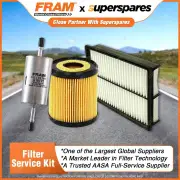 Fram Filter Service Kit Oil Air Fuel for Mazda Mazda 3 BK MPS SP23 2004-2009