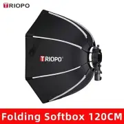 TRIOPO 120cm Octagon Foldable SoftBox for Godox Yongnuo Speedlite Flash Light