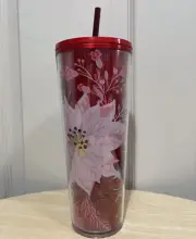 Starbucks 2022 Holiday Enchanted Forest Pearl Venti Tumbler 24oz Cold Cup NEW