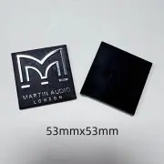 4pcs Replacement Martin Audio Plastic Sticker Speaker logo Badge 53mm x 53mm