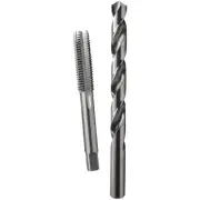 Drill & Tool 10 mm x 1.25 Metric Tap & 11/32 In. Brite Drill Bit Combo Pack