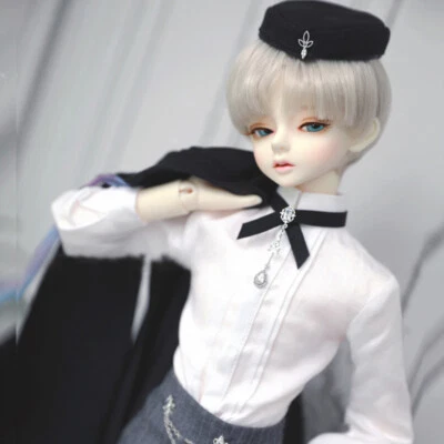 Handsome 1/4 BJD Doll SD Boy Jointed Body Eyes Face Makeup Wig Clothes Shoes