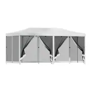 Gazebo Pop Up Marquee 3x6m Outdoor Tent Canopy Shade White