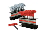 20 Pcs T Handle Hex Key Set Metric & SAE Imperial Allen Wrench Allan Keys