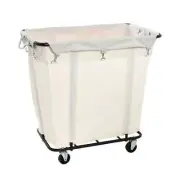 HOUSEHOLD ESSENTIALS Laundry Hampers 32.3"W Fabric Hamper 1-Pack Square Black