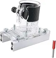Woodworking Router Base Wood Trimmer Router Tool,Aluminum Alloy,Slotted Base and Fastening Bracket Mortising Jig for Bookcase, with Milling Tool