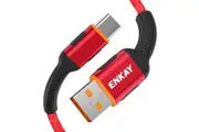 Type-C Data Transfer 2.4A 1m Charging Cable Red