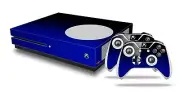 Skin XBOX One S Console Controller Smooth Fades Blue Black