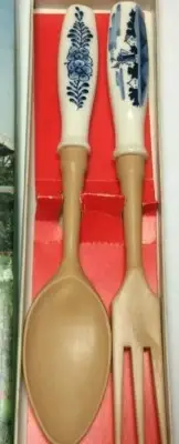 DBL Holland-Elesva salad serving set, new never used in original box - T1414