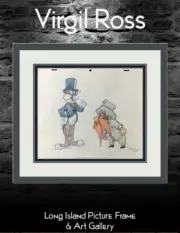 Virgil Ross Original Signed Model Sheet Drawing Bugs Yosemite Sam Custom Frame I