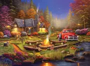 Buffalo Games The Woodsmen 1000 Piece Jigsaw Puzzle By Geno Peoples