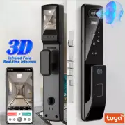 3D Face Real-time Intercom Smart Door Lock Camera Password Biometric Electronic