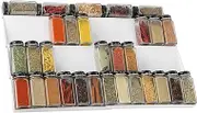 Spice Drawer Organiser, Spice Rack Organiser, Spice Rack Drawer, Spice Storage (White)