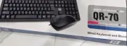 NIB QR 70 Wired Keyboard & USB Optical Mouse Black - Gaming, Home, Office Compat